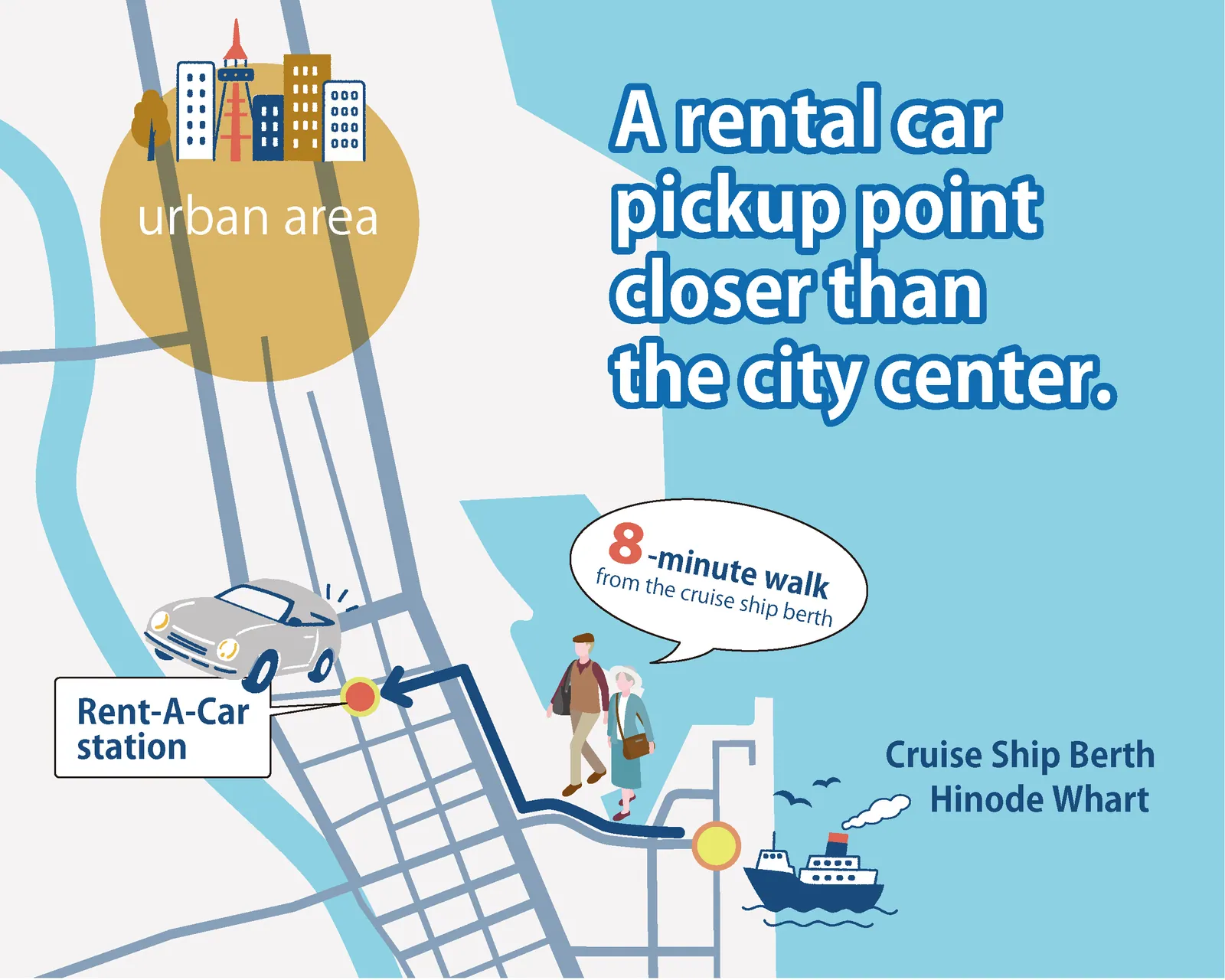 Shimizu Port: Cruise Port Sightseeing! Private sightseeing tour with a rental car [with 3 benefits]
